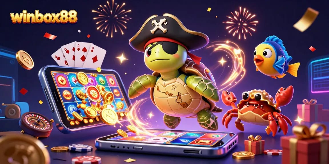Experience the thrill of winbox88 with vibrant characters and exciting game elements in action.