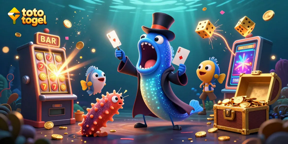 Experience the thrilling world of toto togel with unique underwater casino magic featuring vibrant characters and immersive elements.