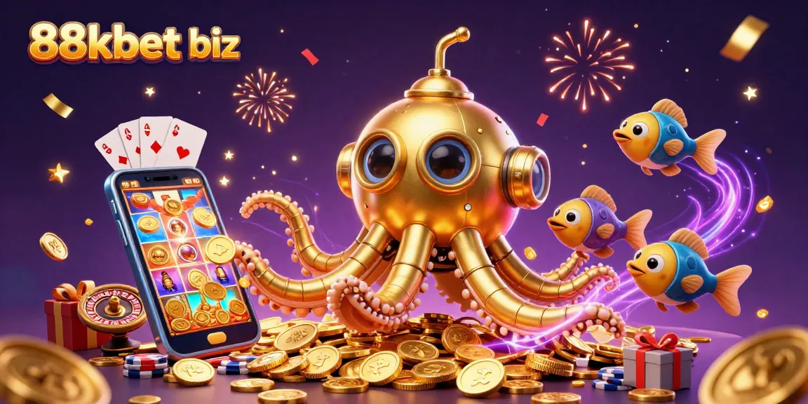 Win big with 88kbet biz as a golden kraken submarine uncovers treasures!