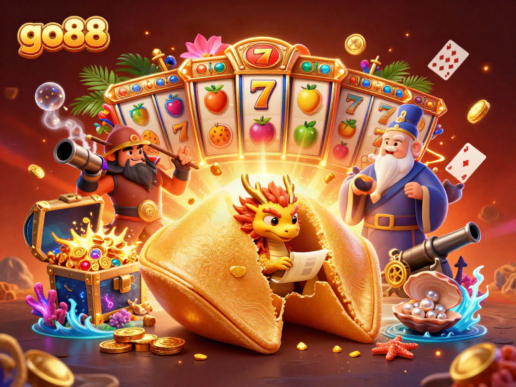 Engage in exciting gameplay with go88, featuring a vibrant 3D casino experience and golden treasures.