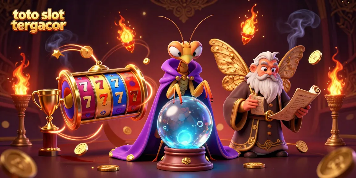 Experience thrilling wins with toto slot tergacor featuring colorful slot reels and vibrant characters.