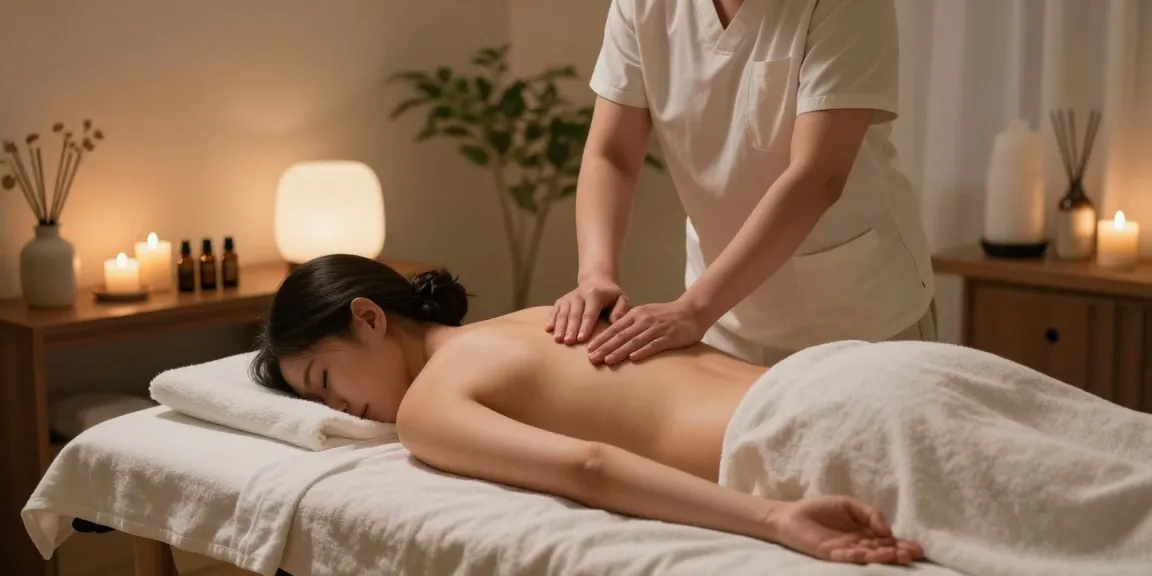 Relaxation during 서울출장안마 with expert massage therapy in a serene spa setting.