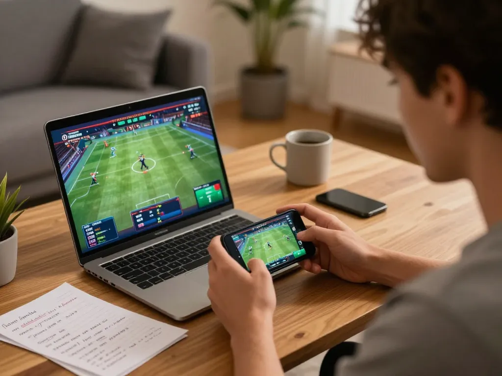 Engaging in strategic betting on trang chủ o8 while utilizing multiple devices from a cozy home setting