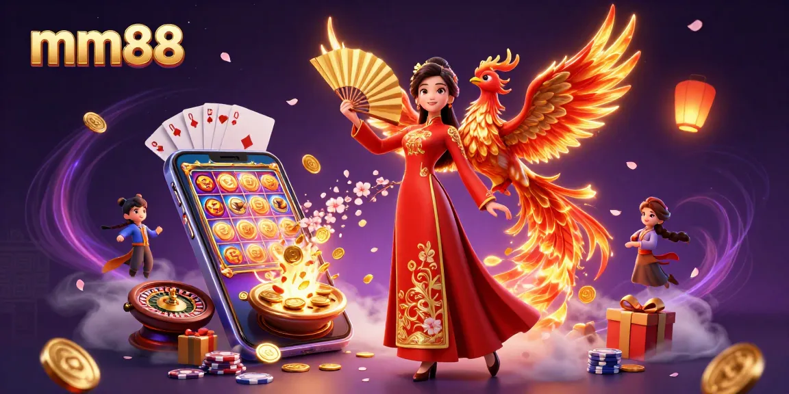Spin to win big at mm88 with vibrant casino elements and enchanting characters.