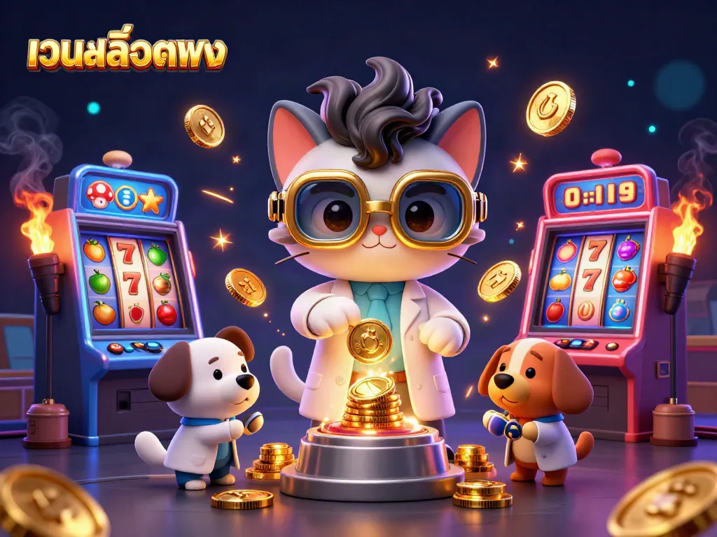เล่นสล็อตตรงในคาสิโนออนไลน์ด้วยการสร้างสรรค์จากนักวิทยาศาสตร์แมวที่บ้าคลั่ง