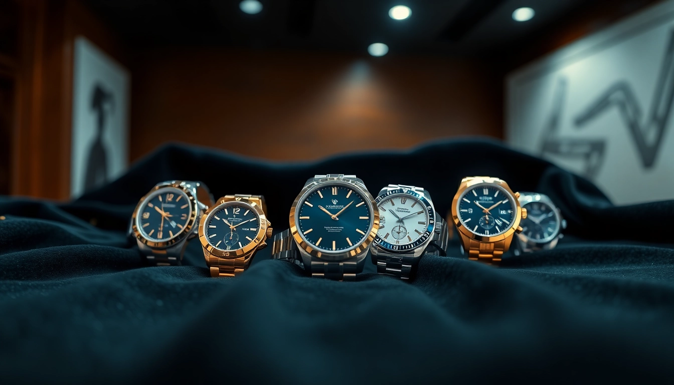 Showcasing premium super clone watches on velvet, highlighting exquisite craftsmanship and luxury appeal.