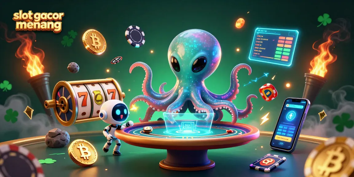 Menangkan slot gacor gampang menang dengan alien dan robot di meja judi holografik yang penuh dengan chip dan elemen unik.