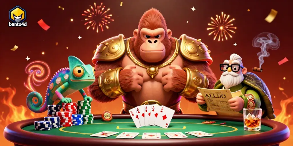 Experience thrilling poker action with bento4d's powerful characters and casino elements.