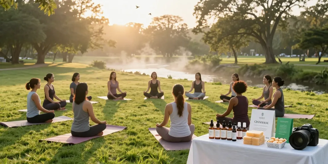 Rejuvenating outdoor yoga session featuring best cbd oil canada products promoting wellness and relaxation.