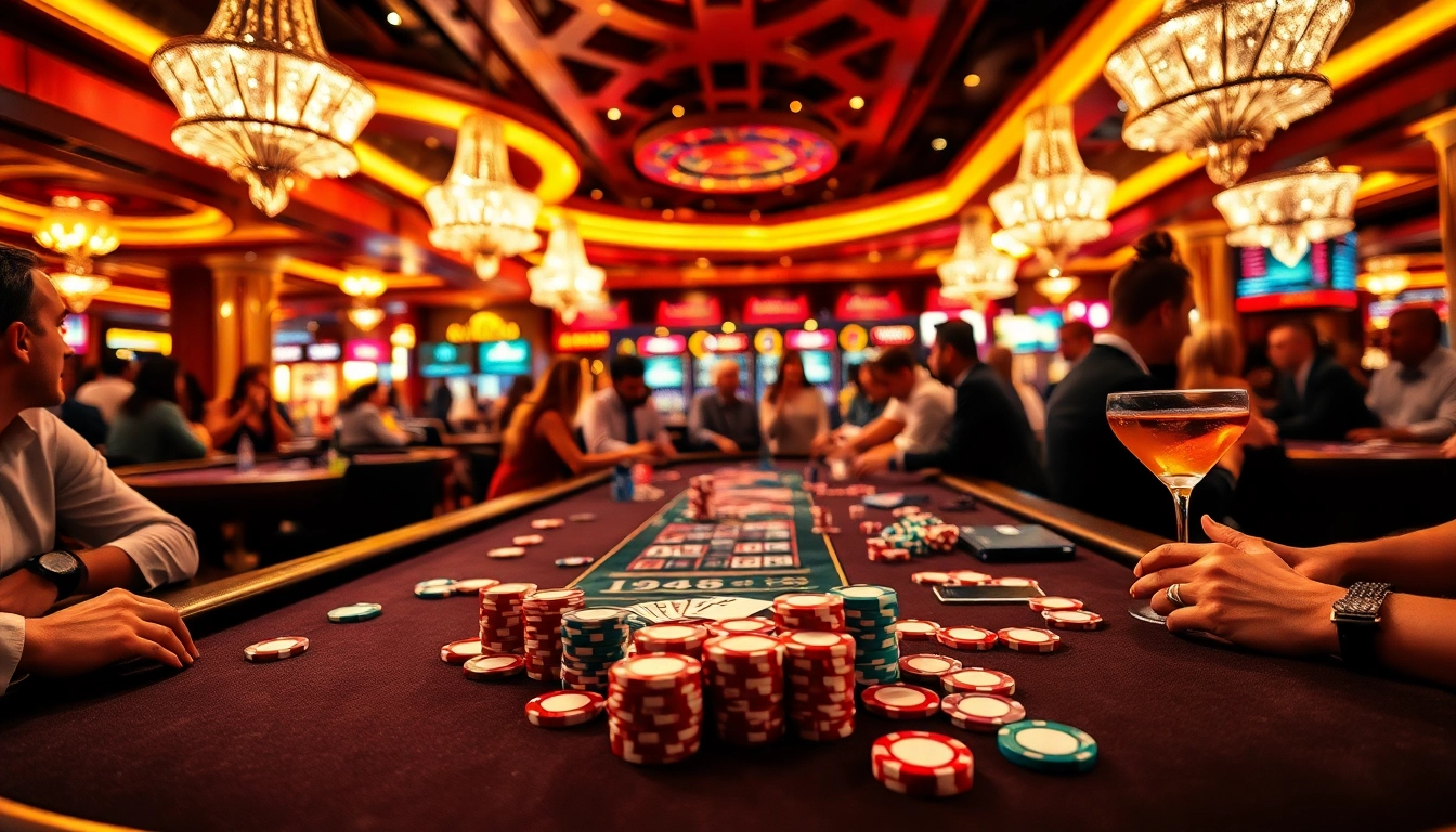 Experience the thrill of casino games with geekthc at a vibrant poker table filled with action.