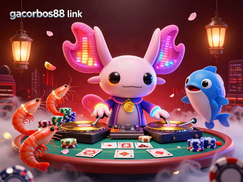 Experience winning at gacorbos88 link with vibrant casino characters in a dynamic gaming atmosphere.