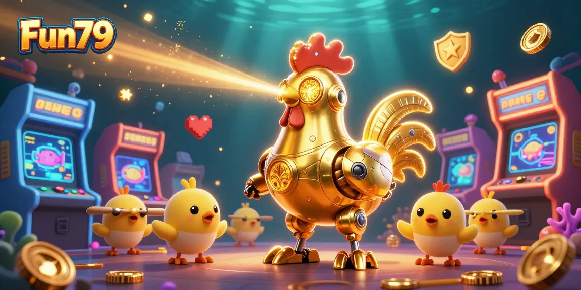 Engage in mega fishing action with Fun79, catching big wins in an electrifying 3D animated scene.