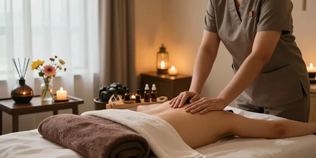Experience the best 동작구출장마사지 in a tranquil spa setting with calming ambiance.