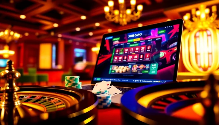 Players engaged in thrilling online gambling at https://xx88.nl/ with vibrant casino elements.