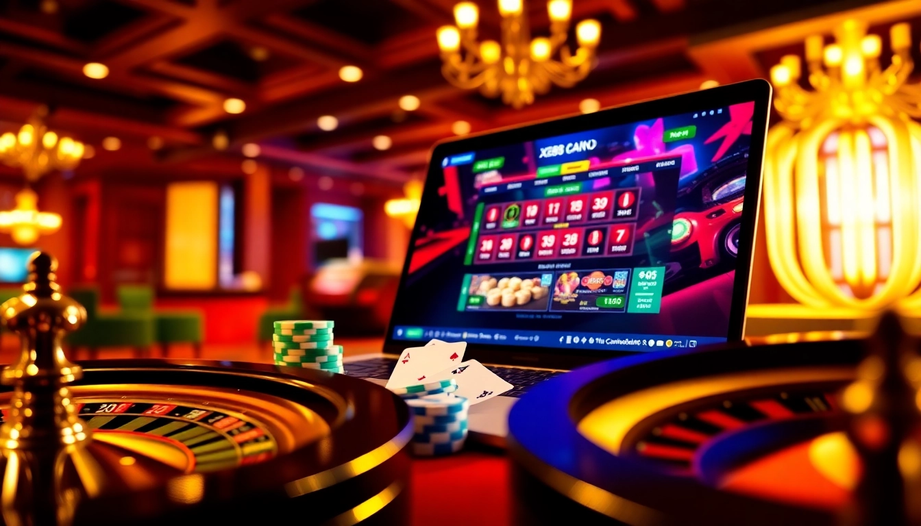Players engaged in thrilling online gambling at https://xx88.nl/ with vibrant casino elements.