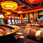 Experience the thrill of the 13 win at a luxurious casino table, with vibrant poker chips and roulette.