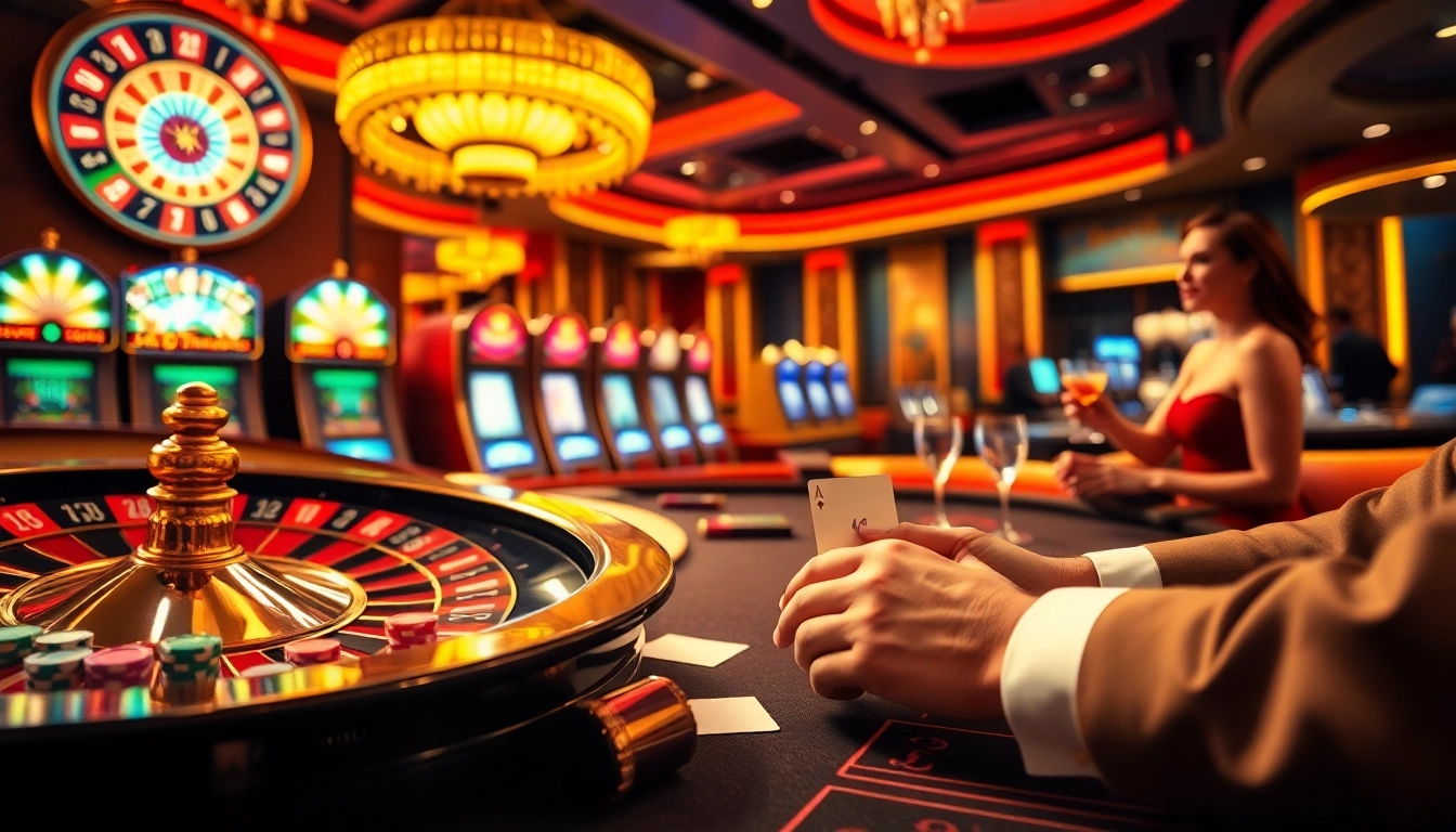 Experience the thrill of the 13 win at a luxurious casino table, with vibrant poker chips and roulette.